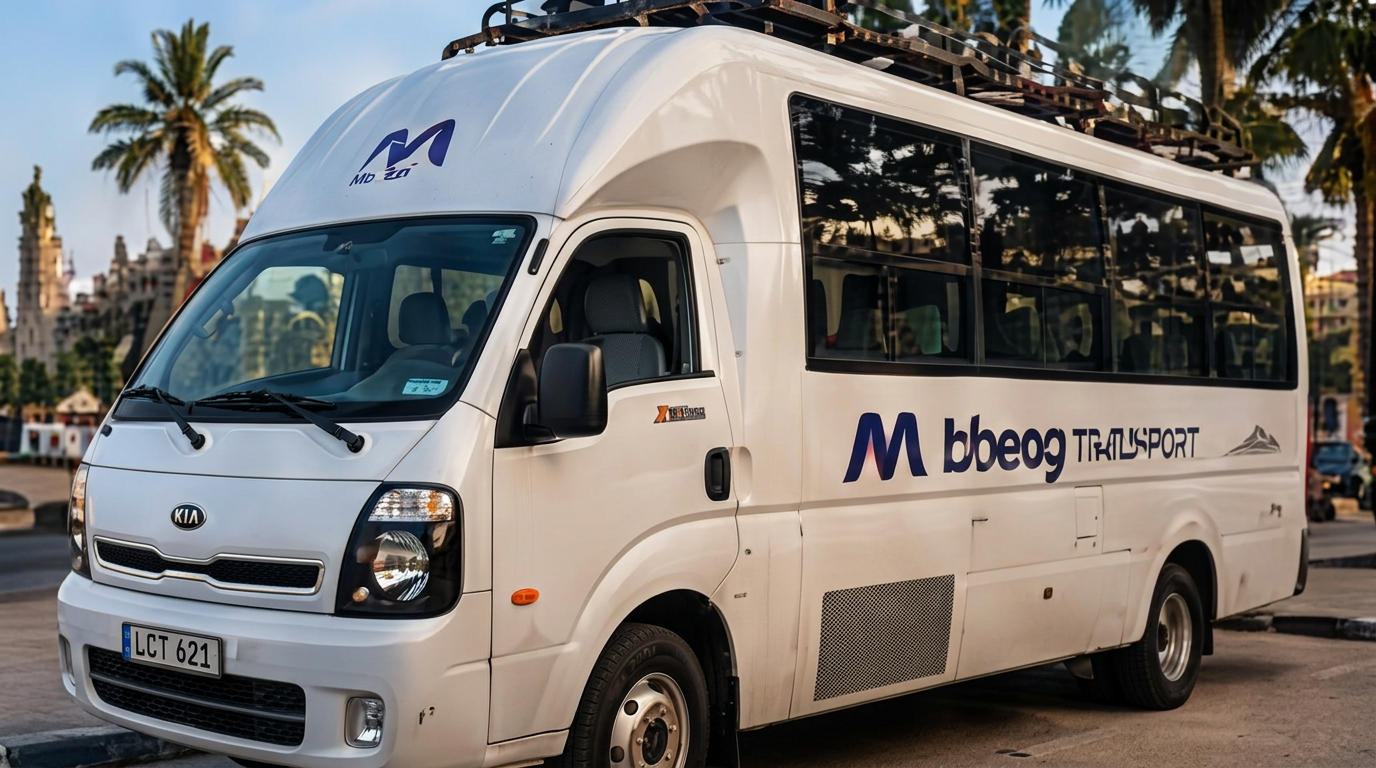 Bus Kia (14 places), véhicule Mbeng Transport